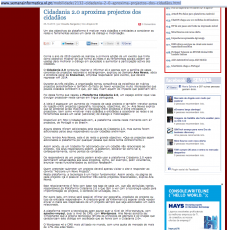Peça sobre o Cidadania 2.0 no Semana Informática (25 Out 2013)