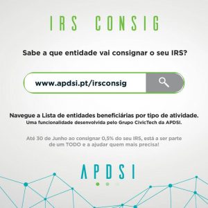 IRSconsig - banner de divulgação nas redes sociais